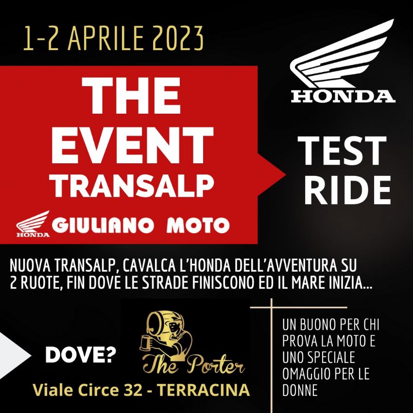THE EVENT TRANSALP 1-2 APRILE